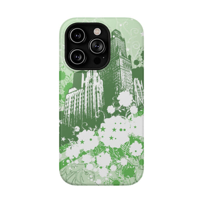Green City Tough iPhone Case