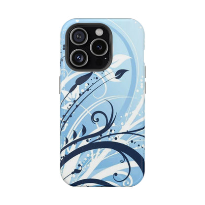 Bloom in Blue Tough iPhone Case