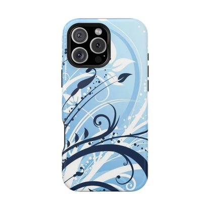 Bloom in Blue Tough iPhone Case