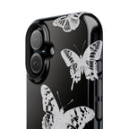 White Butterflies Tough iPhone Case
