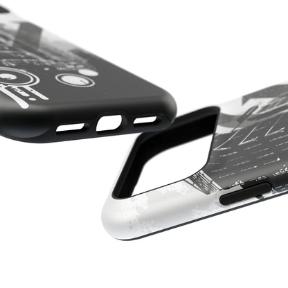 Monochrome City Tough iPhone Case
