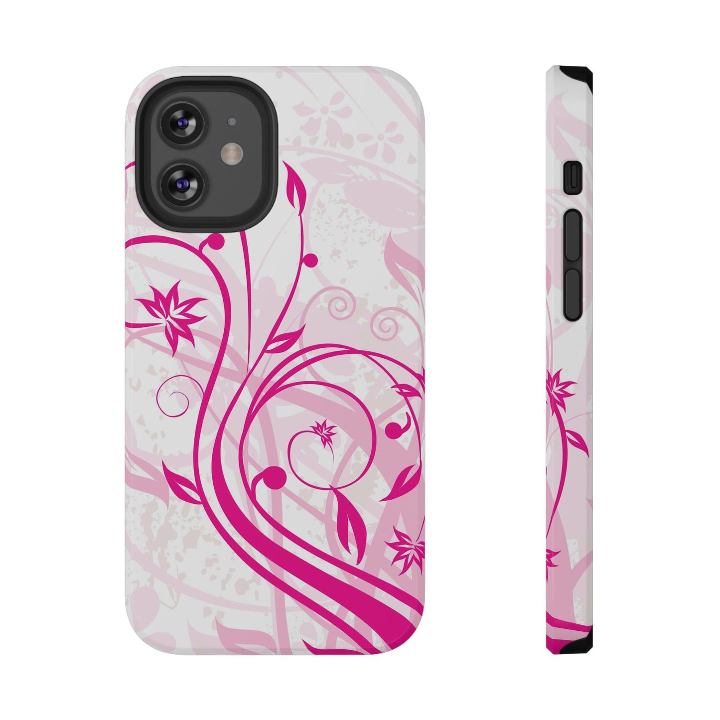 Flora Fuchsia Tough iPhone Case