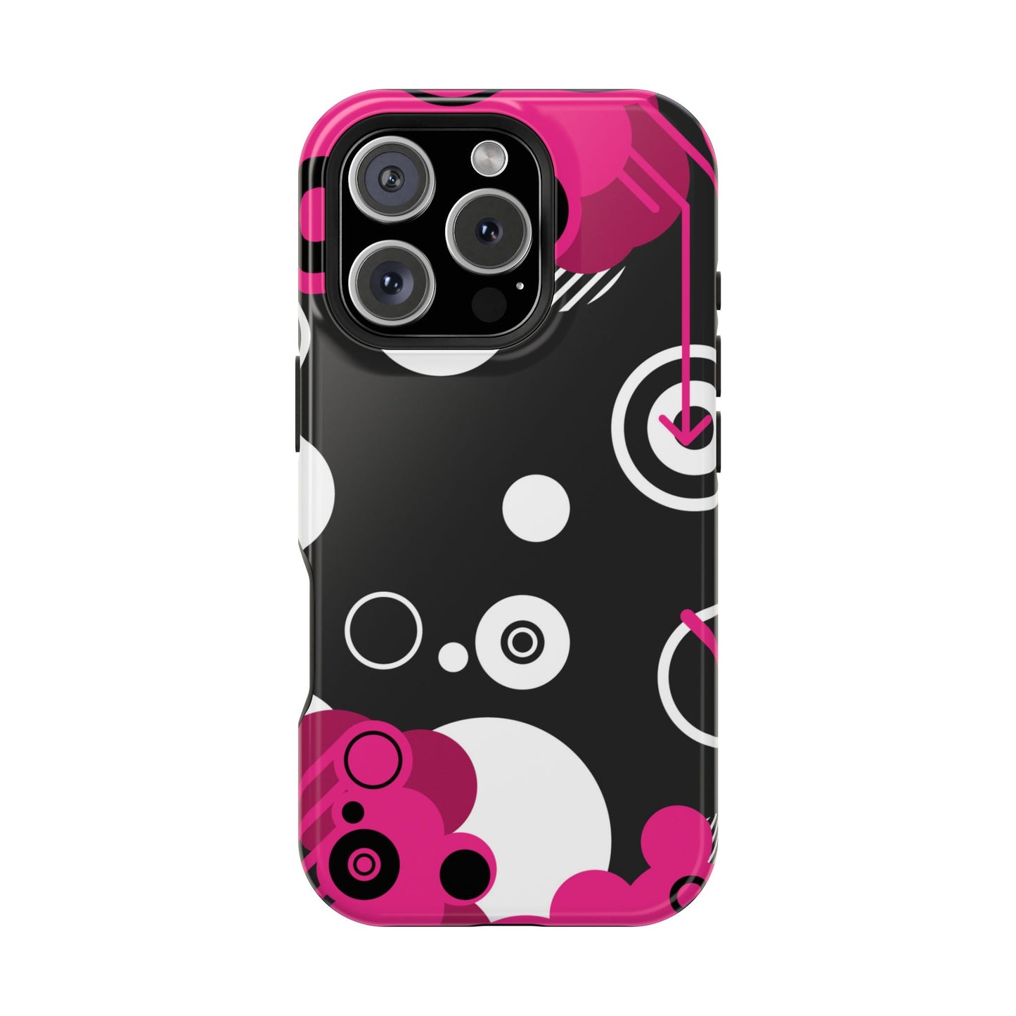 Pink Arrow Tough iPhone Case