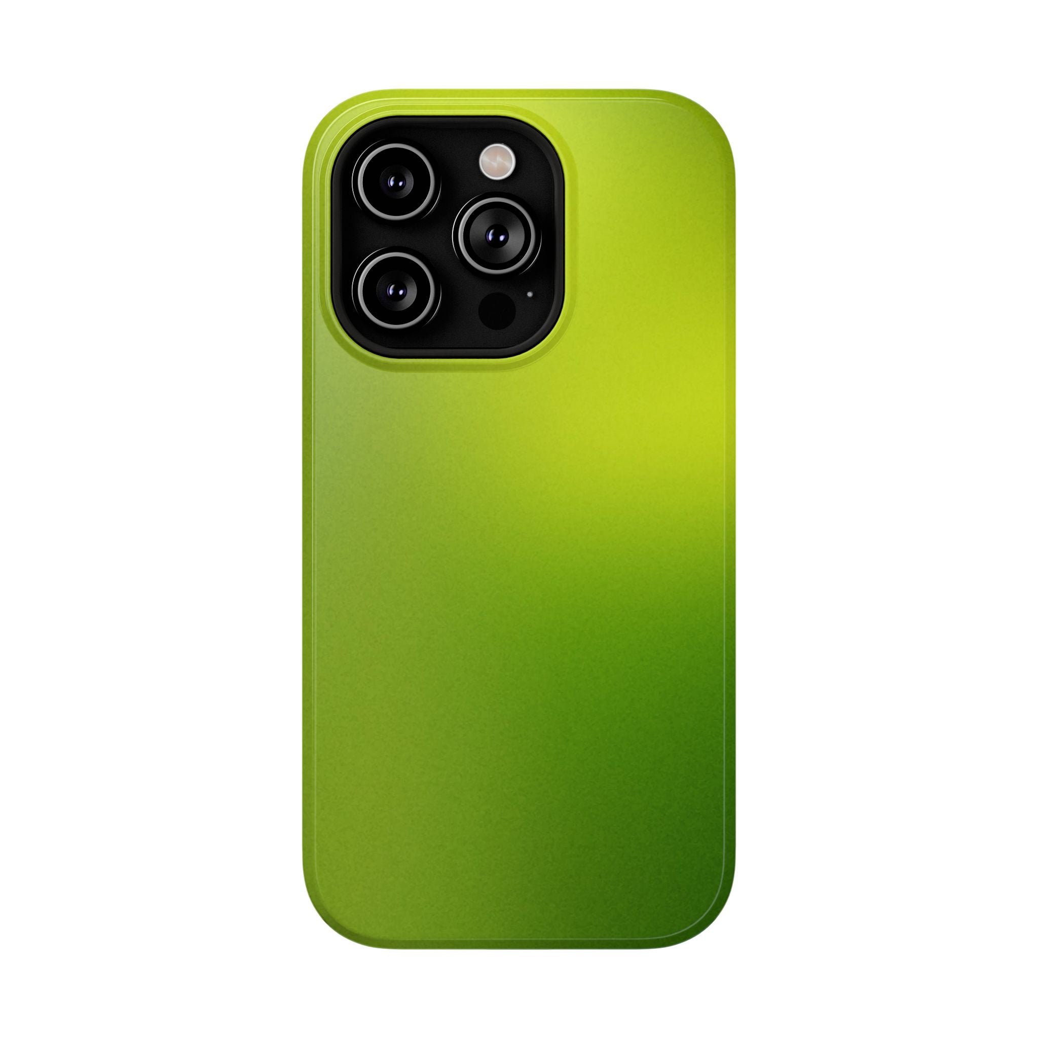 Lime Glow Tough iPhone Case