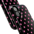 Pink Stars Tough iPhone Case
