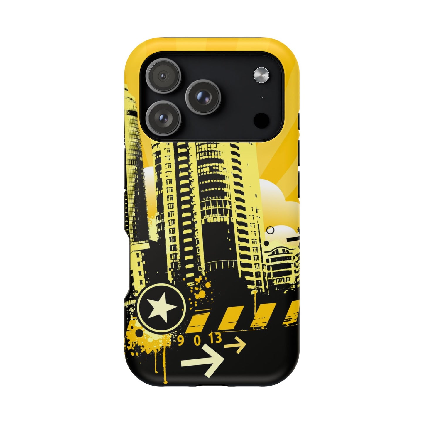 Yellow City Tough iPhone Case
