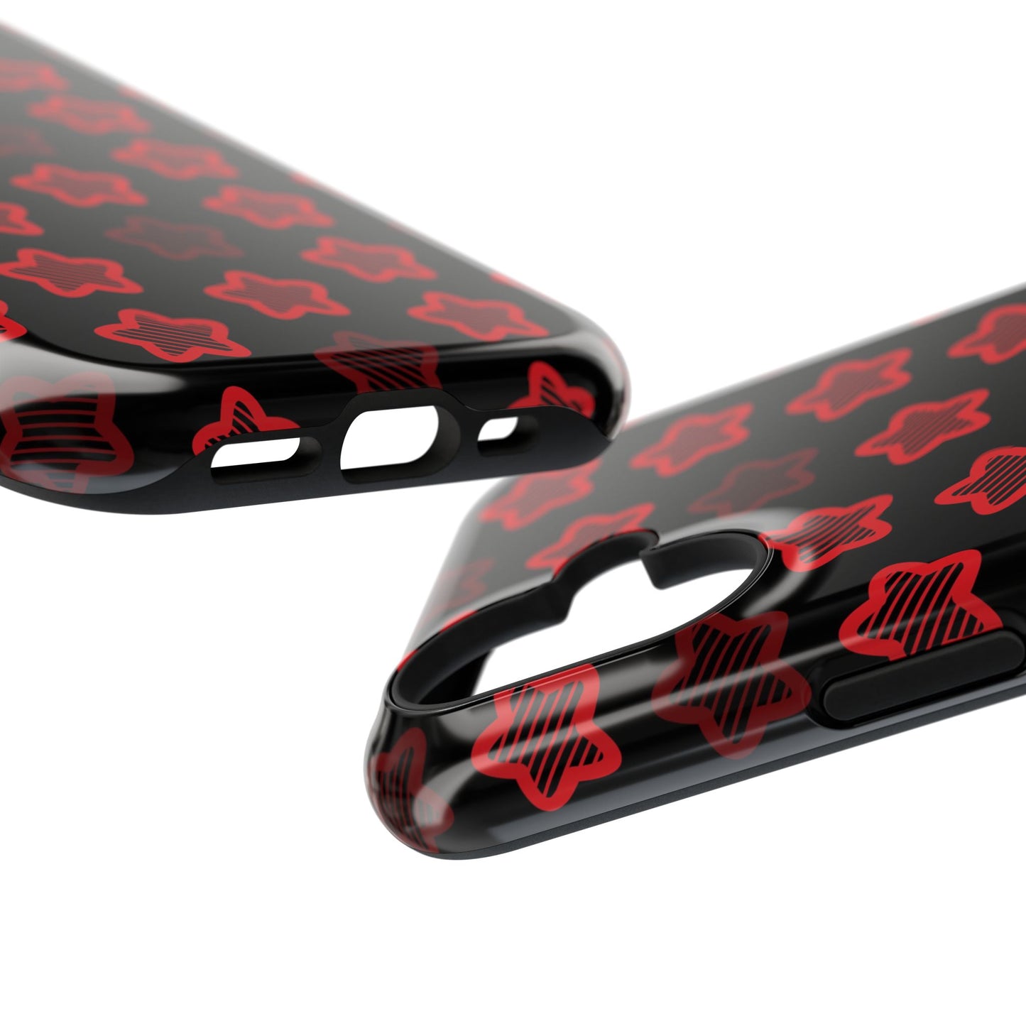 Red Stars Tough iPhone Case