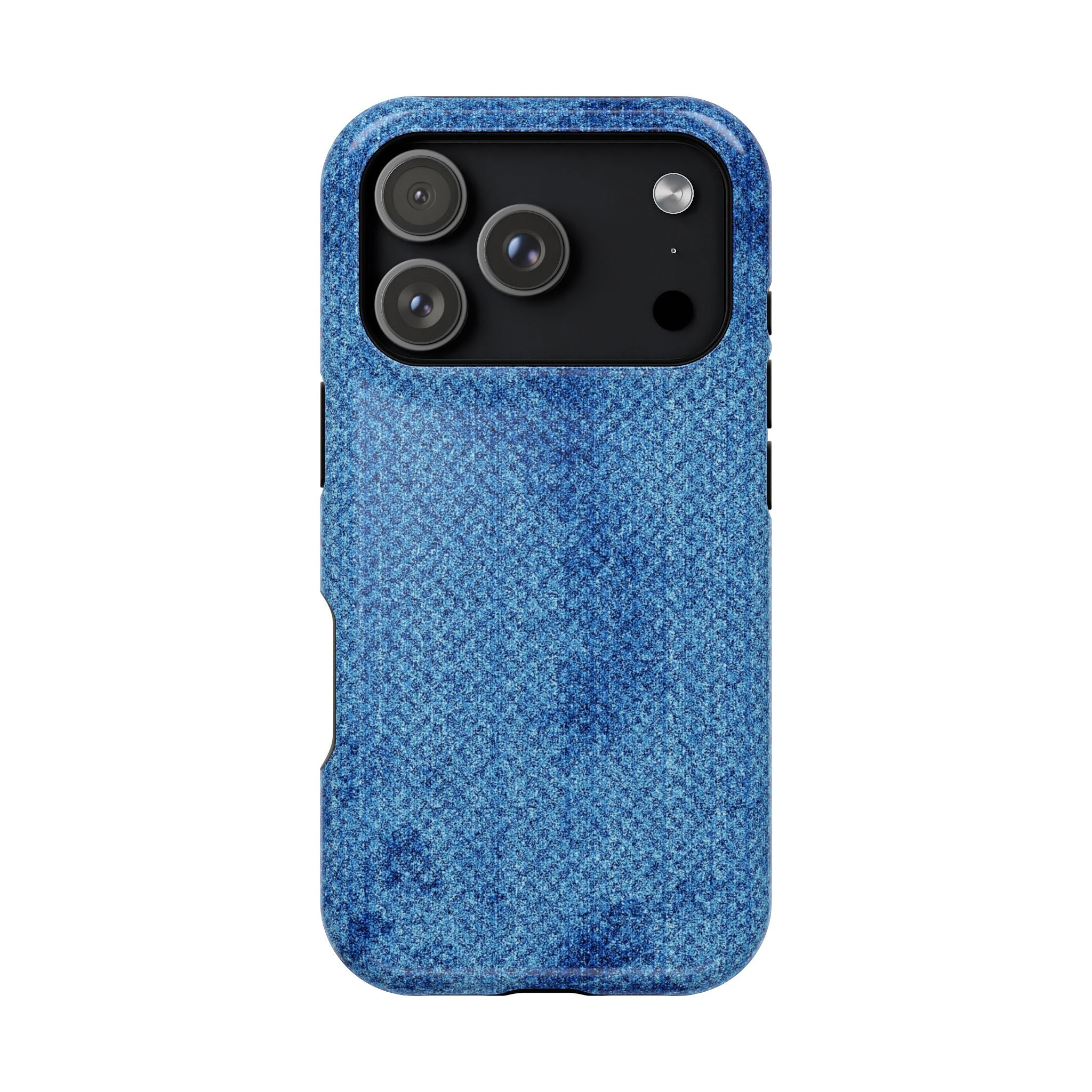 Blue Denim Tough iPhone Case
