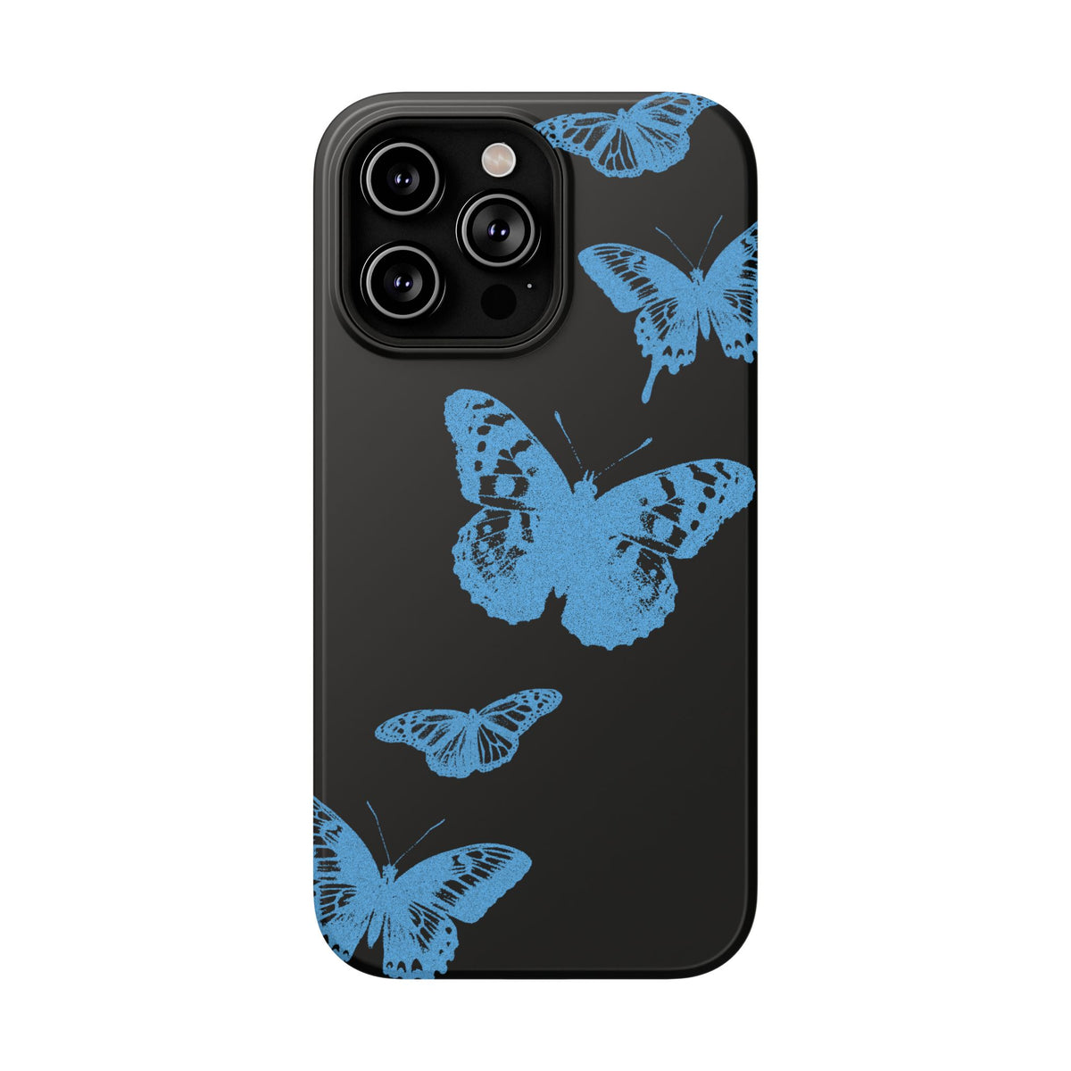 Blue Butterflies Tough iPhone Case