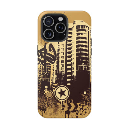 Brown City Tough iPhone Case