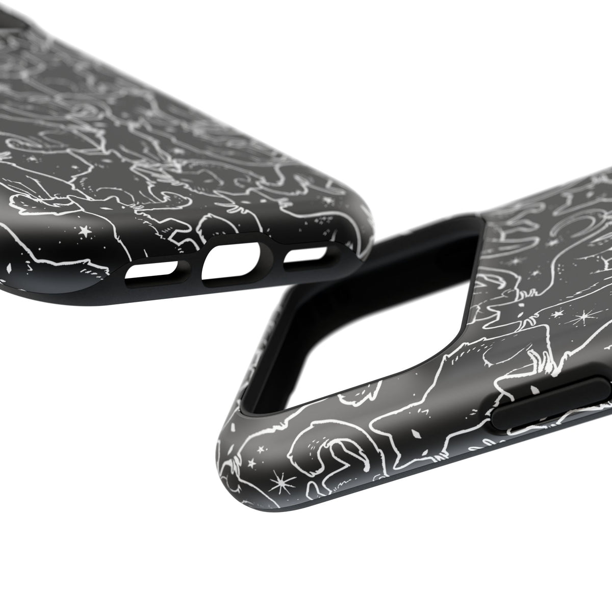 Black Cats MagSafe Tough iPhone Case