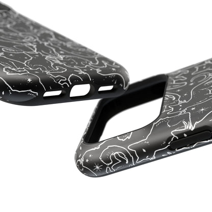Black Cats MagSafe Tough iPhone Case