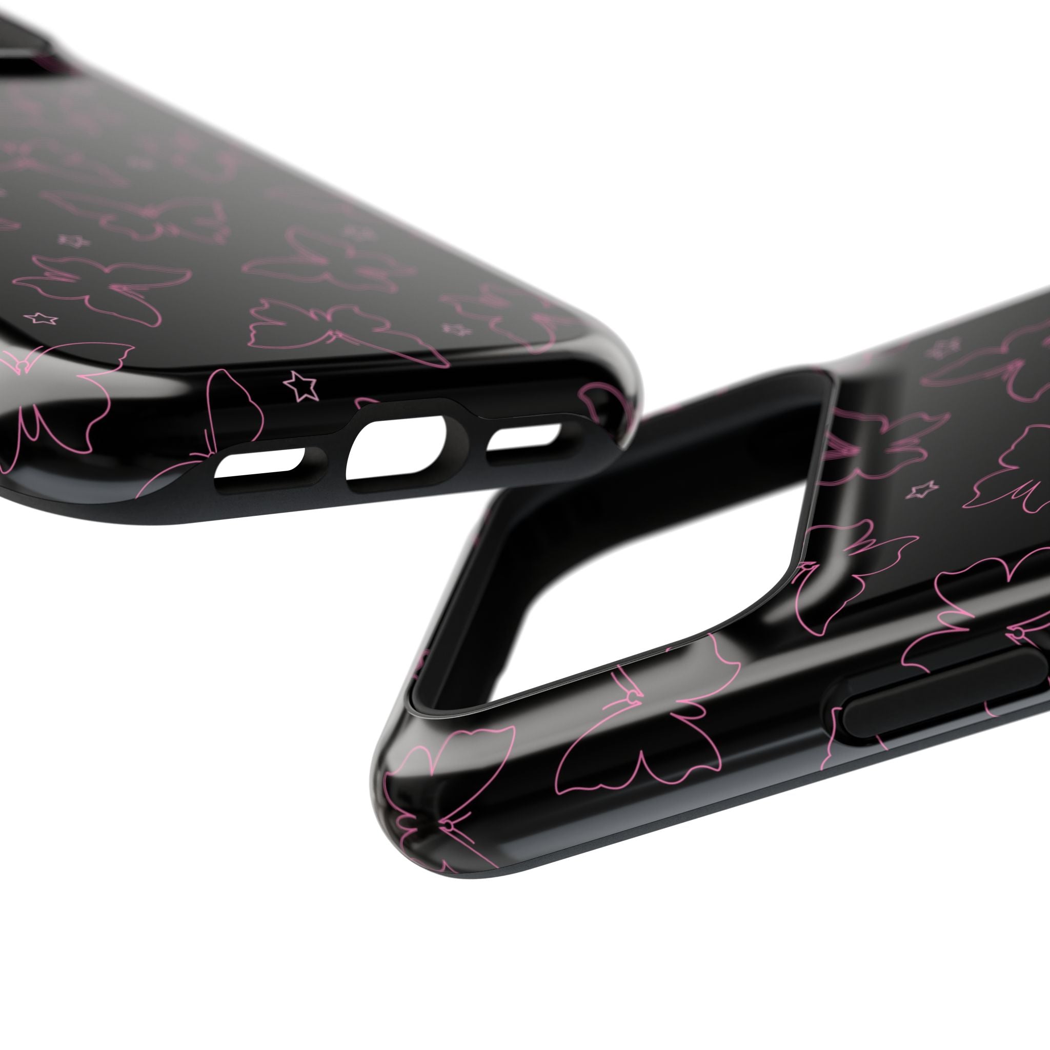 Midnight Flutter Tough iPhone Case