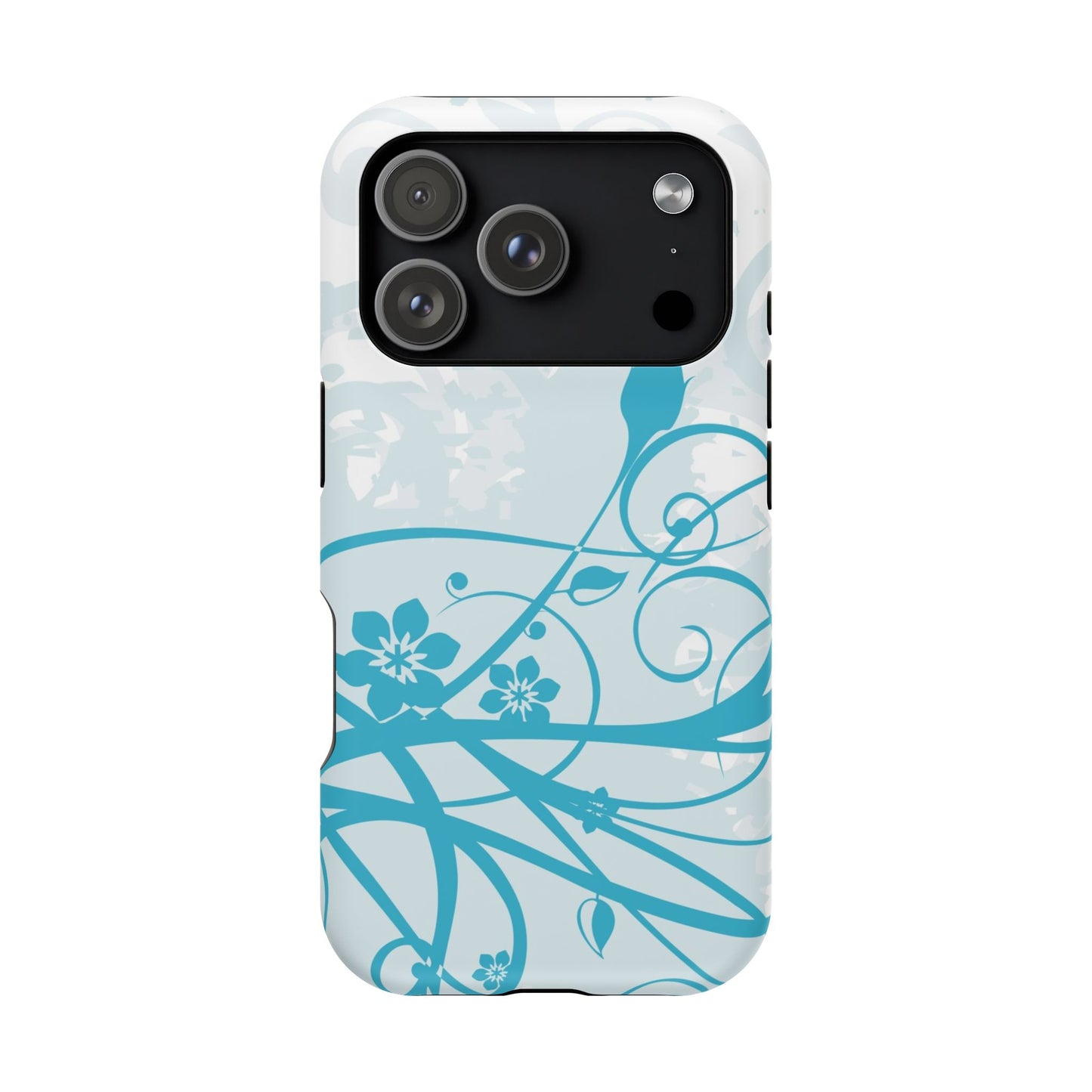 Blue Bloom Tough iPhone Case