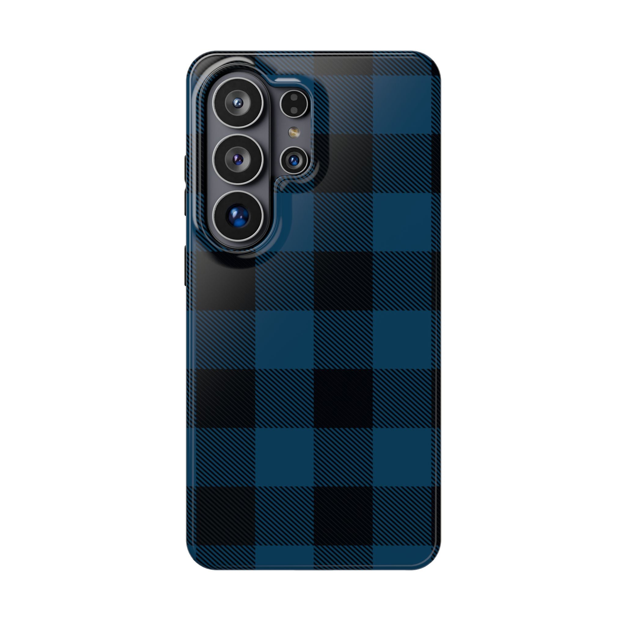 Blue Flannel Tough Samsung Case