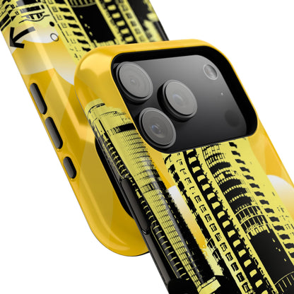 Yellow City Tough iPhone Case