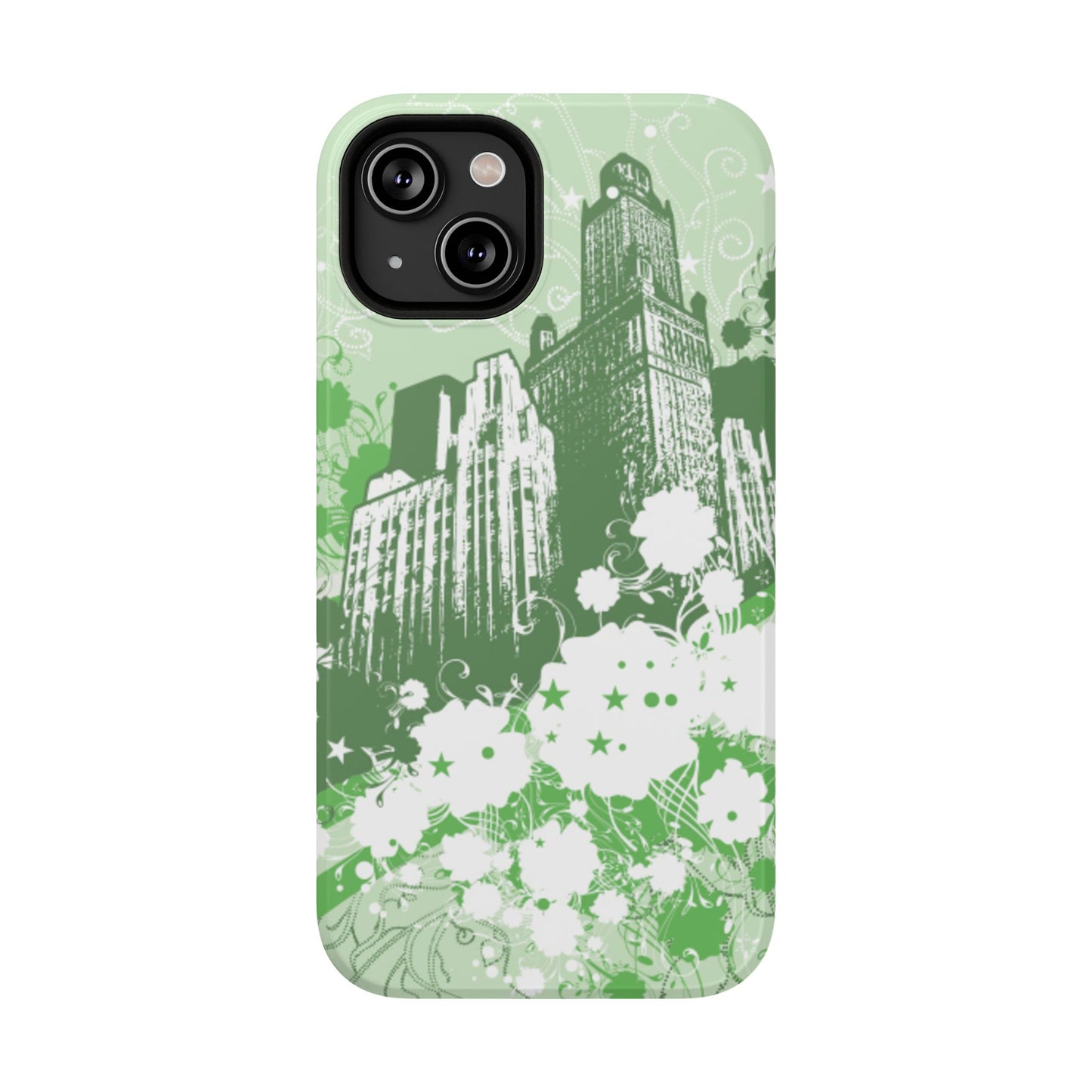 Green City Tough iPhone Case