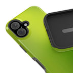 Lime Glow Tough iPhone Case