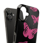 Pink Butterflies Tough iPhone Case