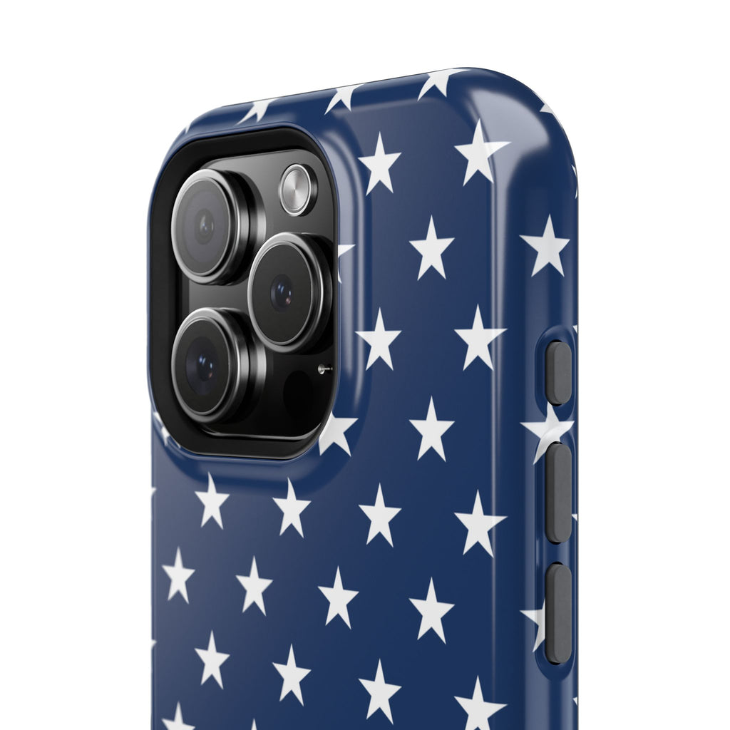Deep Blue Stars Tough iPhone Case