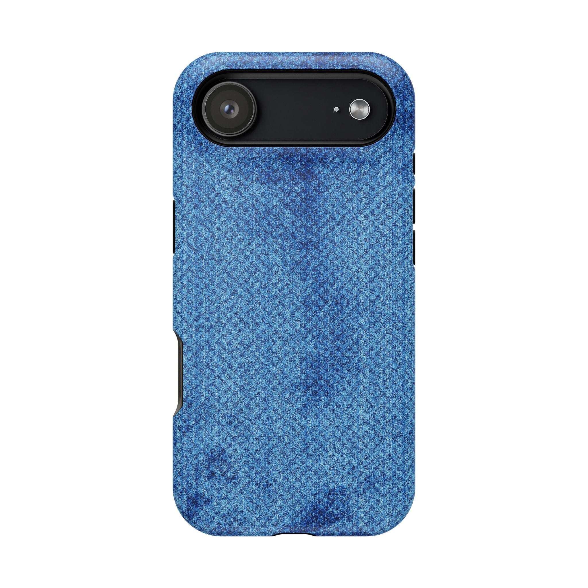 Blue Denim Tough iPhone Case