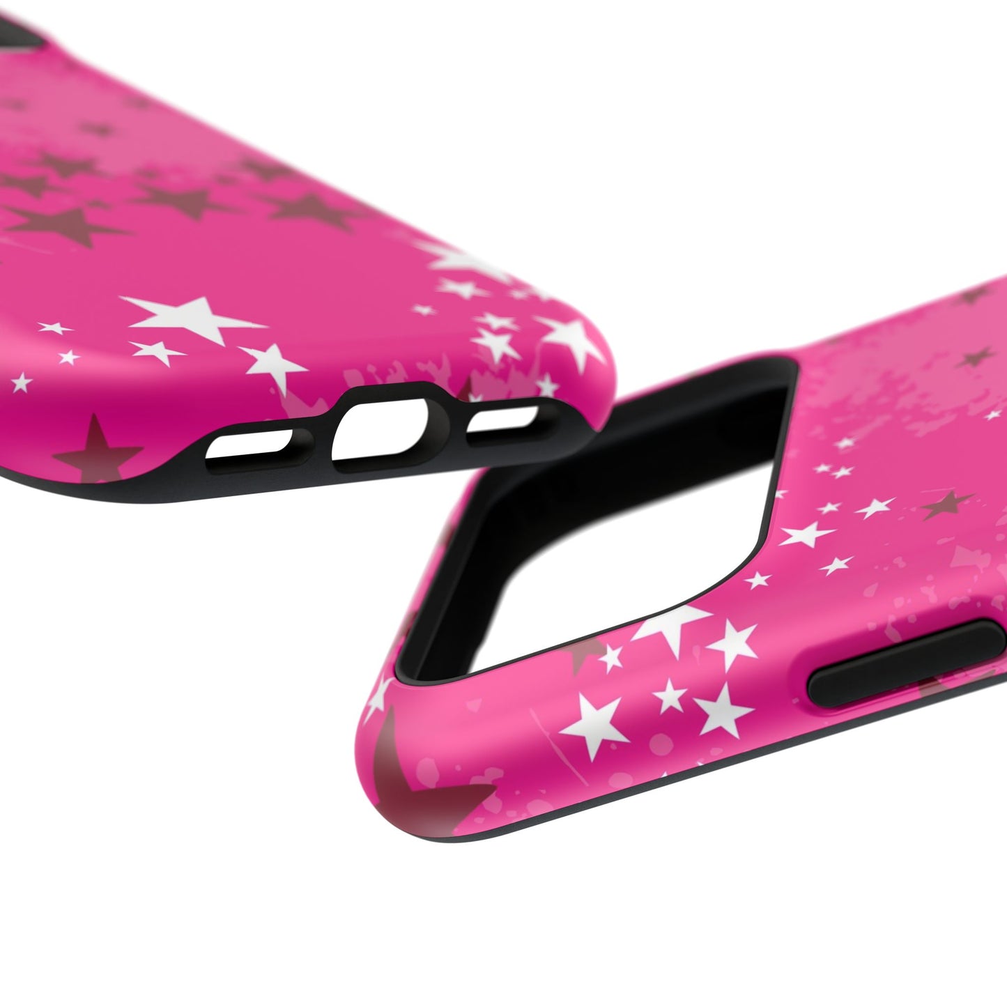 Pink Static Tough iPhone Case