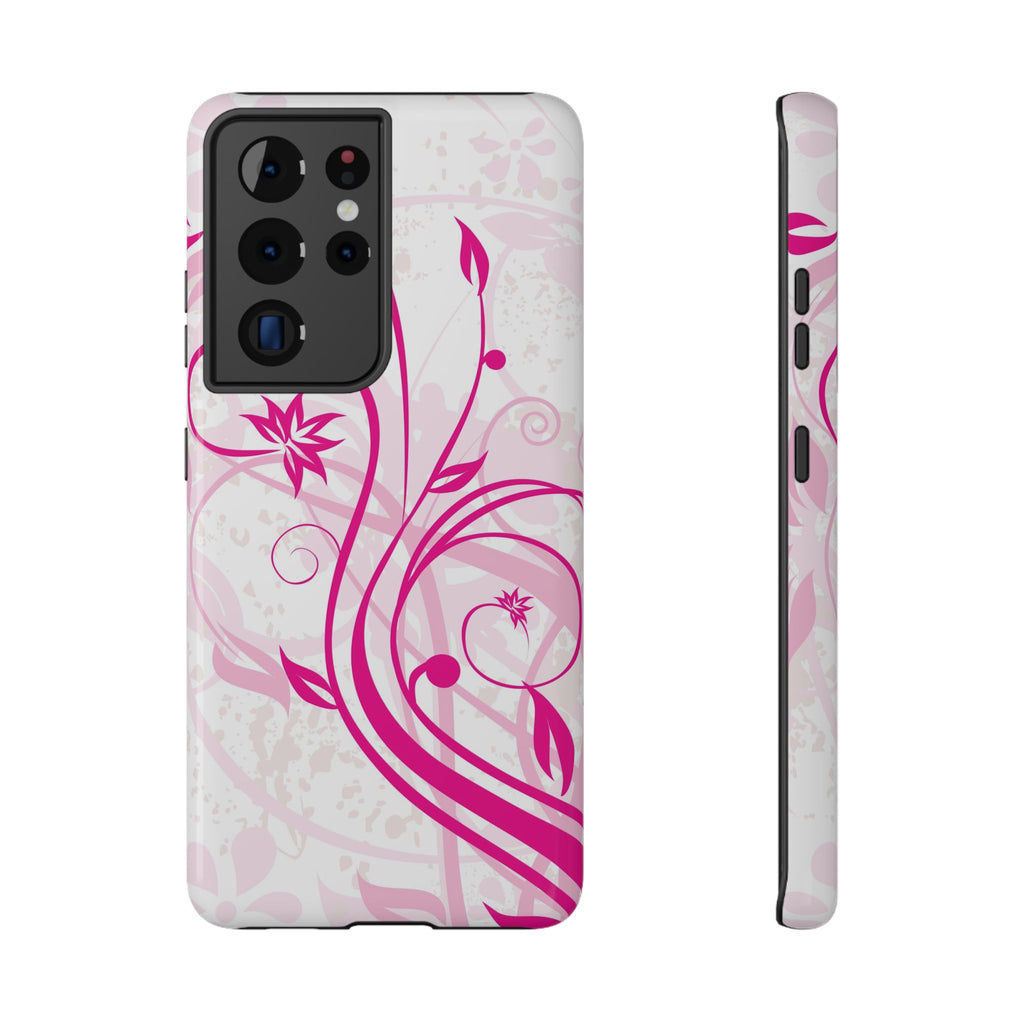 Flora Fuchsia Tough Samsung Case