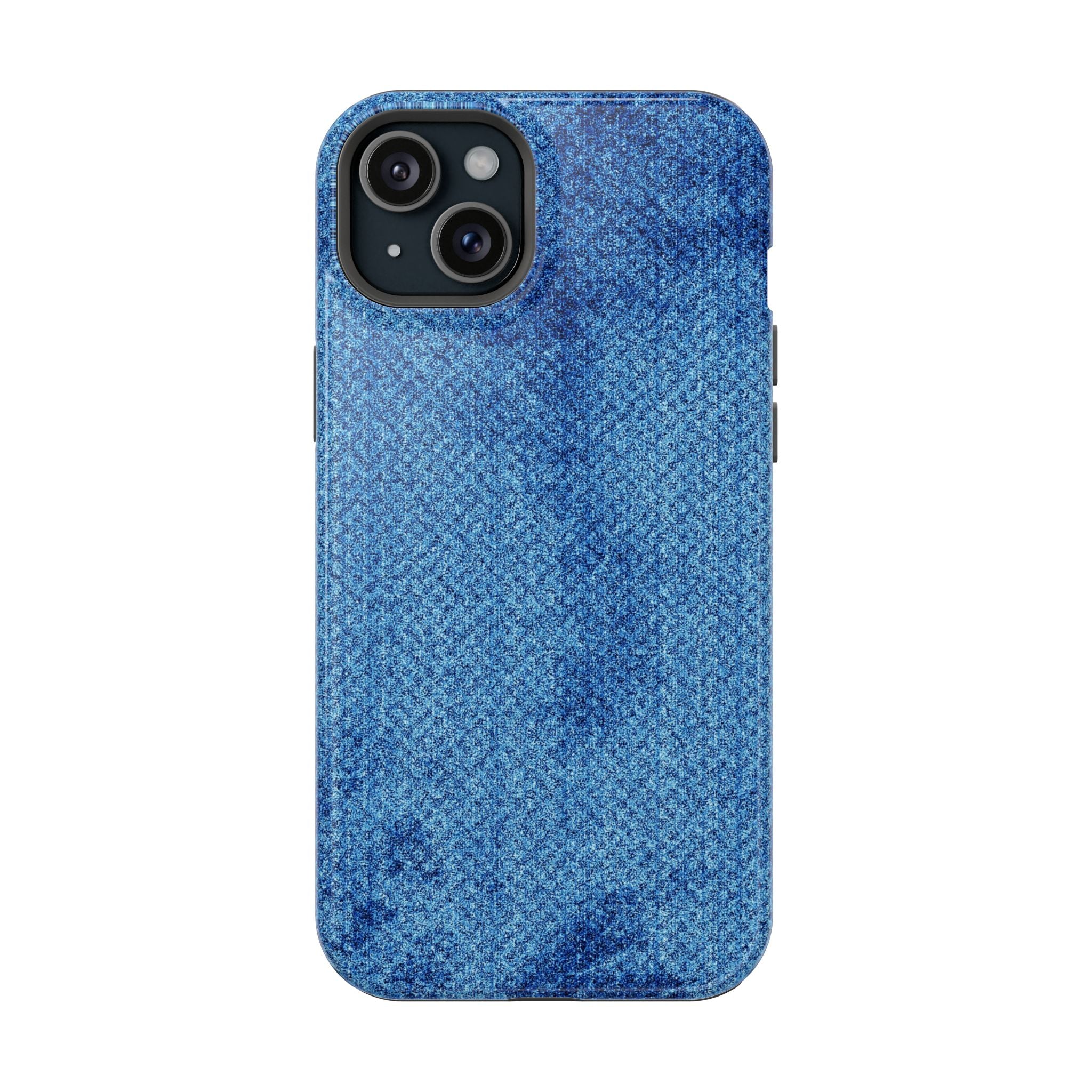 Blue Denim Tough iPhone Case