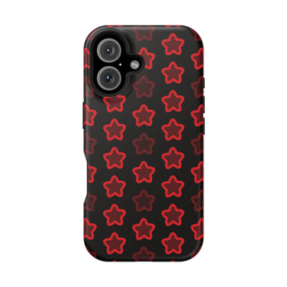 Red Stars Tough iPhone Case
