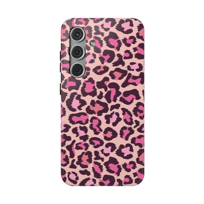 Pink Leopard Tough Samsung Case