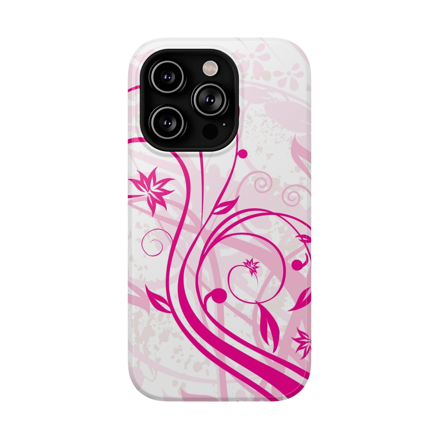Flora Fuchsia Tough iPhone Case