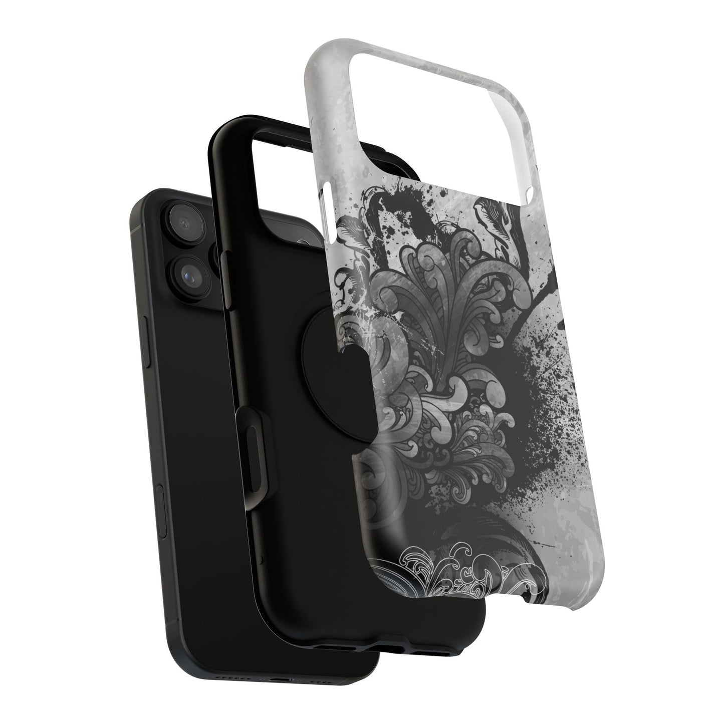 Charcoal Echo Tough iPhone Case