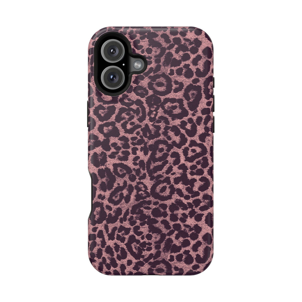 Purple Leopard MagSafe Tough iPhone Case