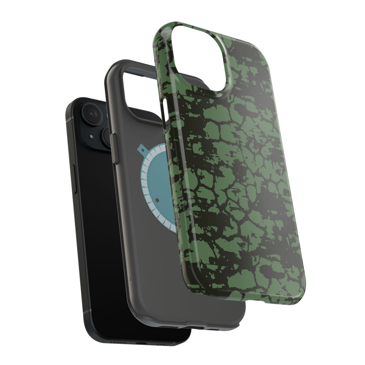 Faded Green Giraffe MagSafe Tough iPhone Case