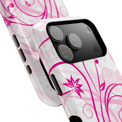 Flora Fuchsia Tough iPhone Case
