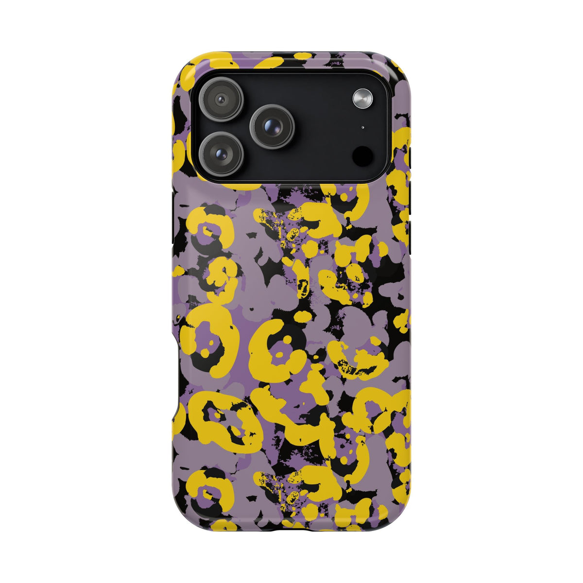 Yellow Leopard MagSafe Tough iPhone Case