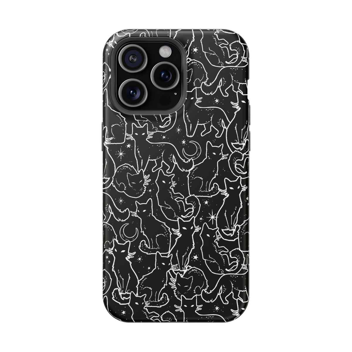Black Cats MagSafe Tough iPhone Case