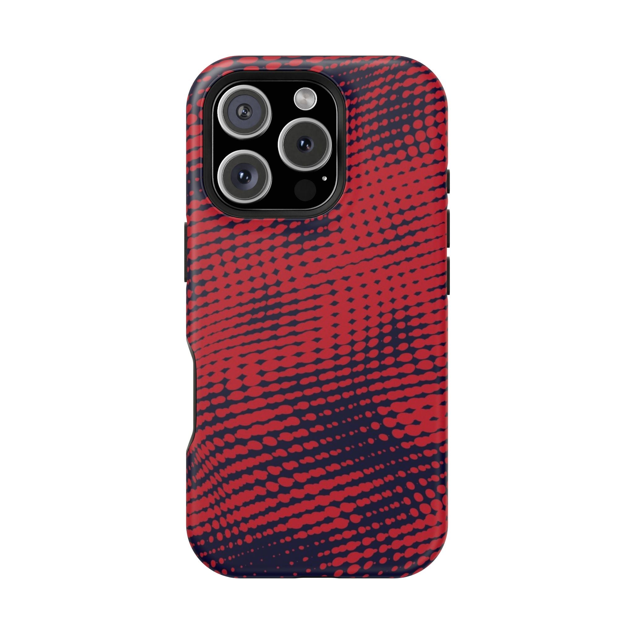 Red Static Tough iPhone Case