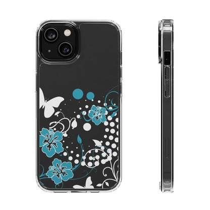 Ocean Bloom Clear Phone Case