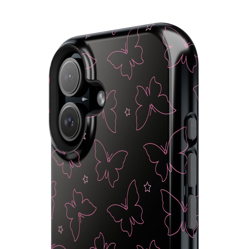 Midnight Flutter Tough iPhone Case