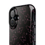 Midnight Flutter Tough iPhone Case