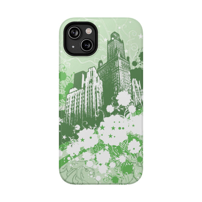 Green City Tough iPhone Case