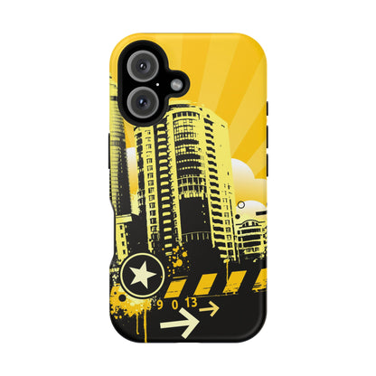 Yellow City Tough iPhone Case