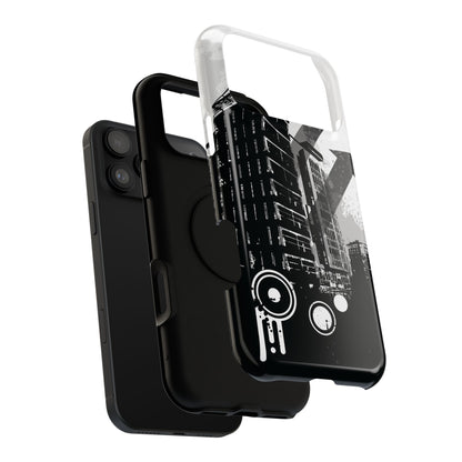 Monochrome City Tough iPhone Case