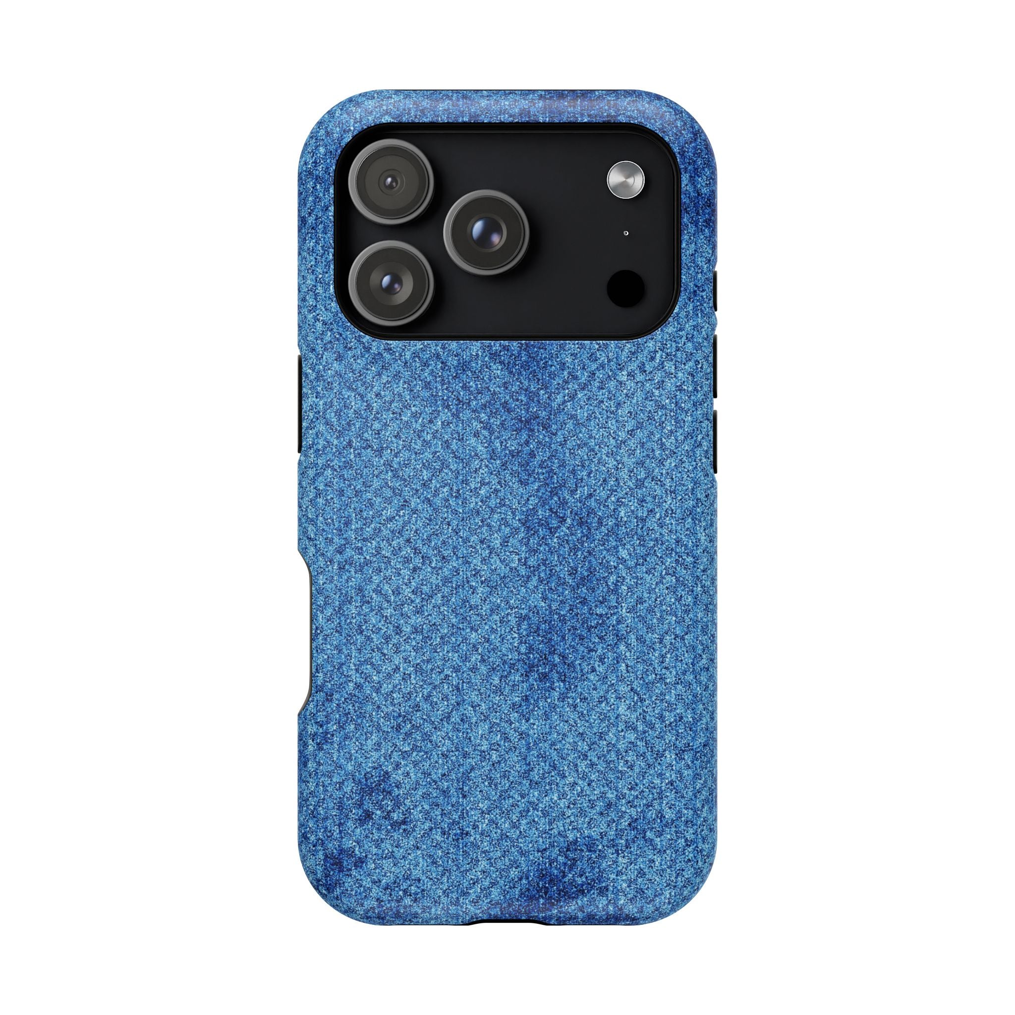 Blue Denim Tough iPhone Case