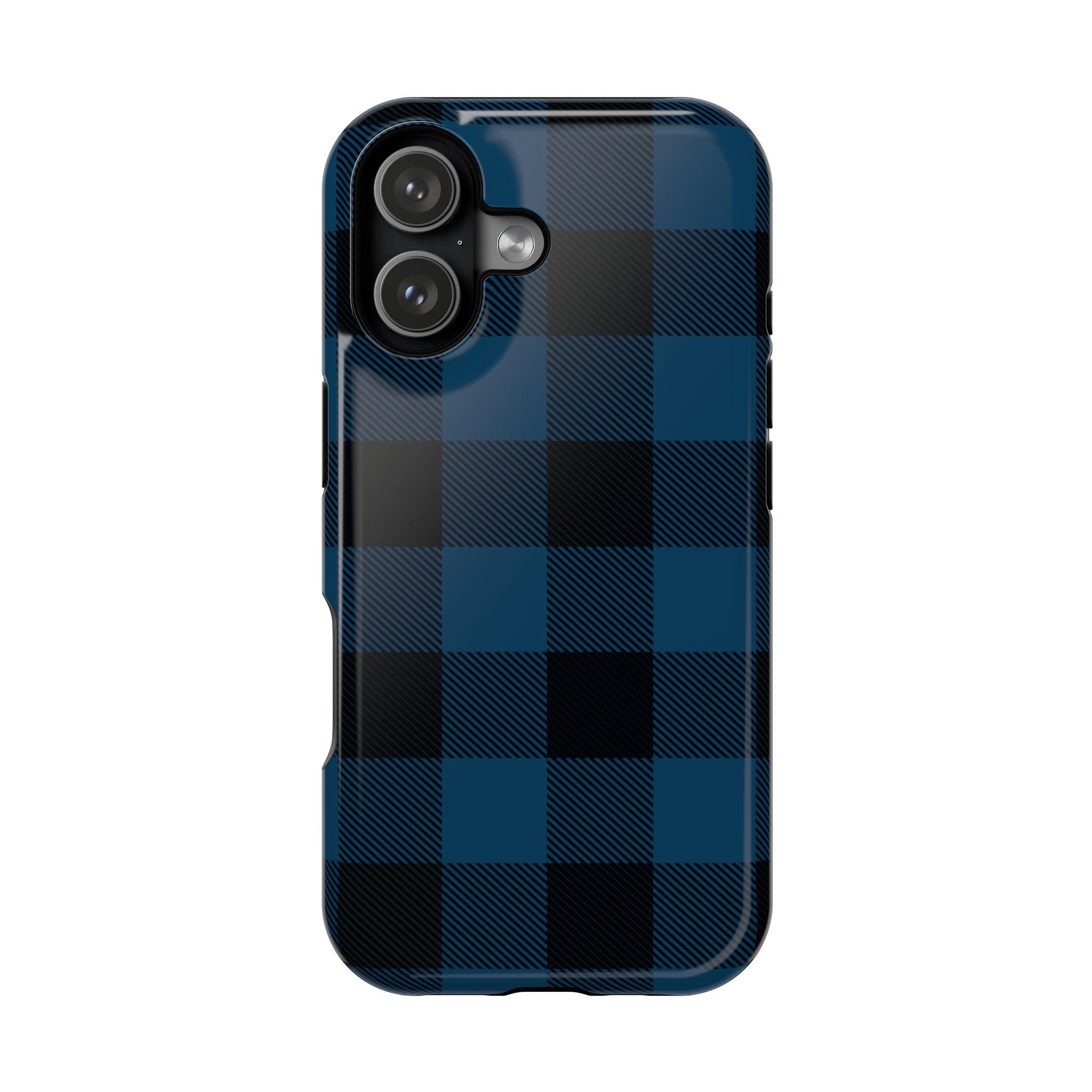 Blue Flannel Tough iPhone Case