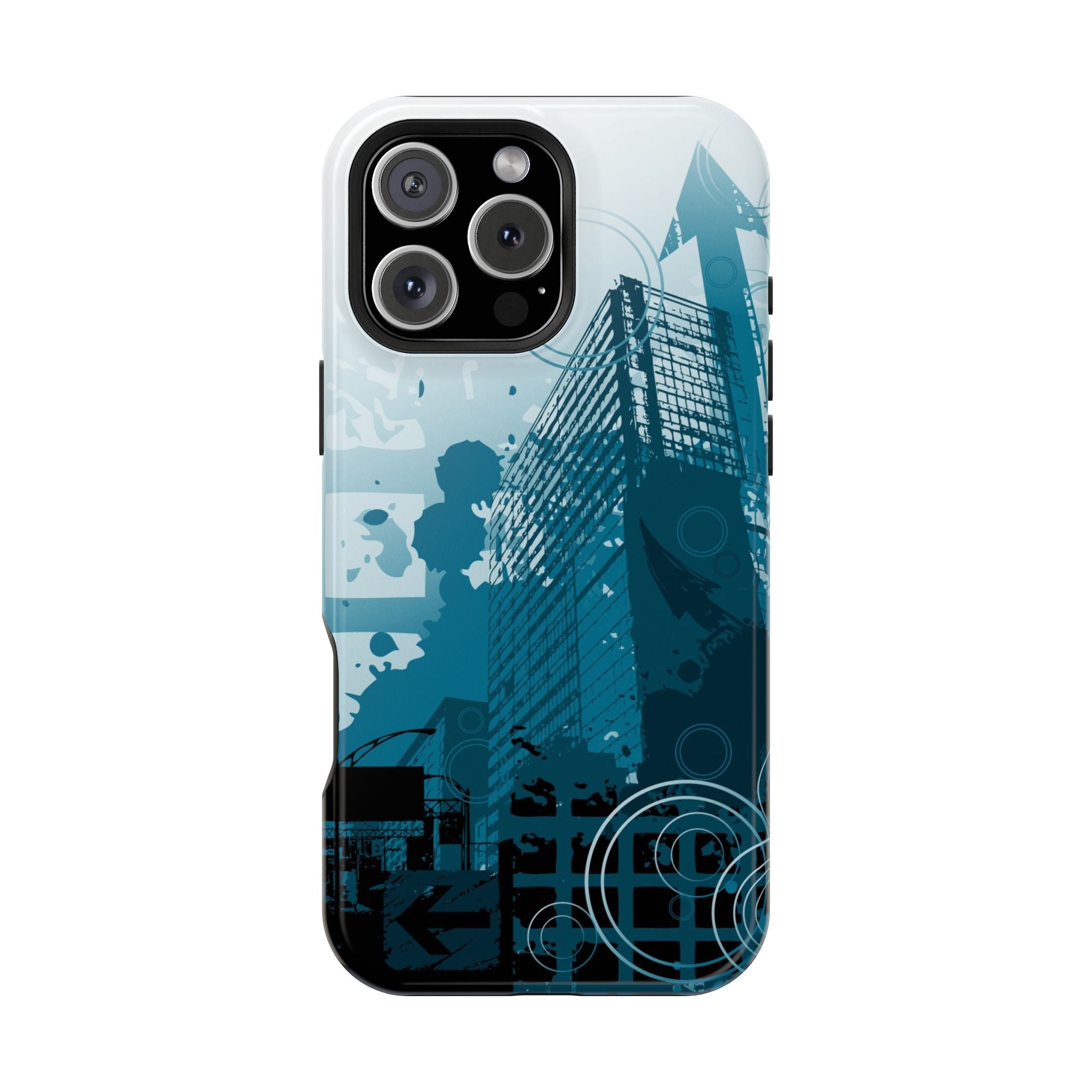 Blue Noise Tough iPhone Case