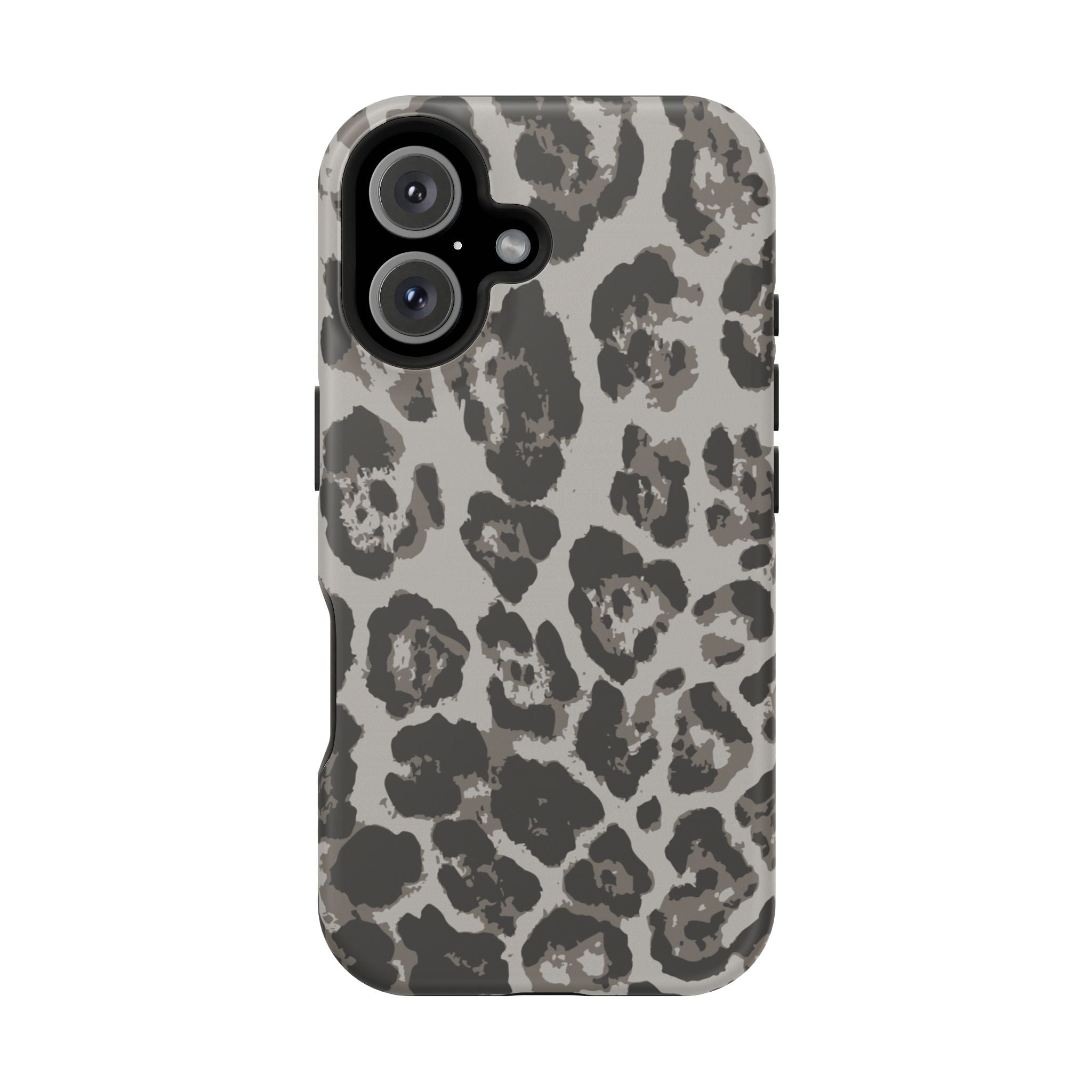 Grey Leopard Tough iPhone Case