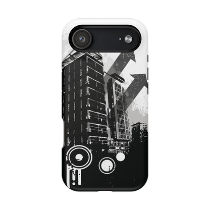 Monochrome City Tough iPhone Case