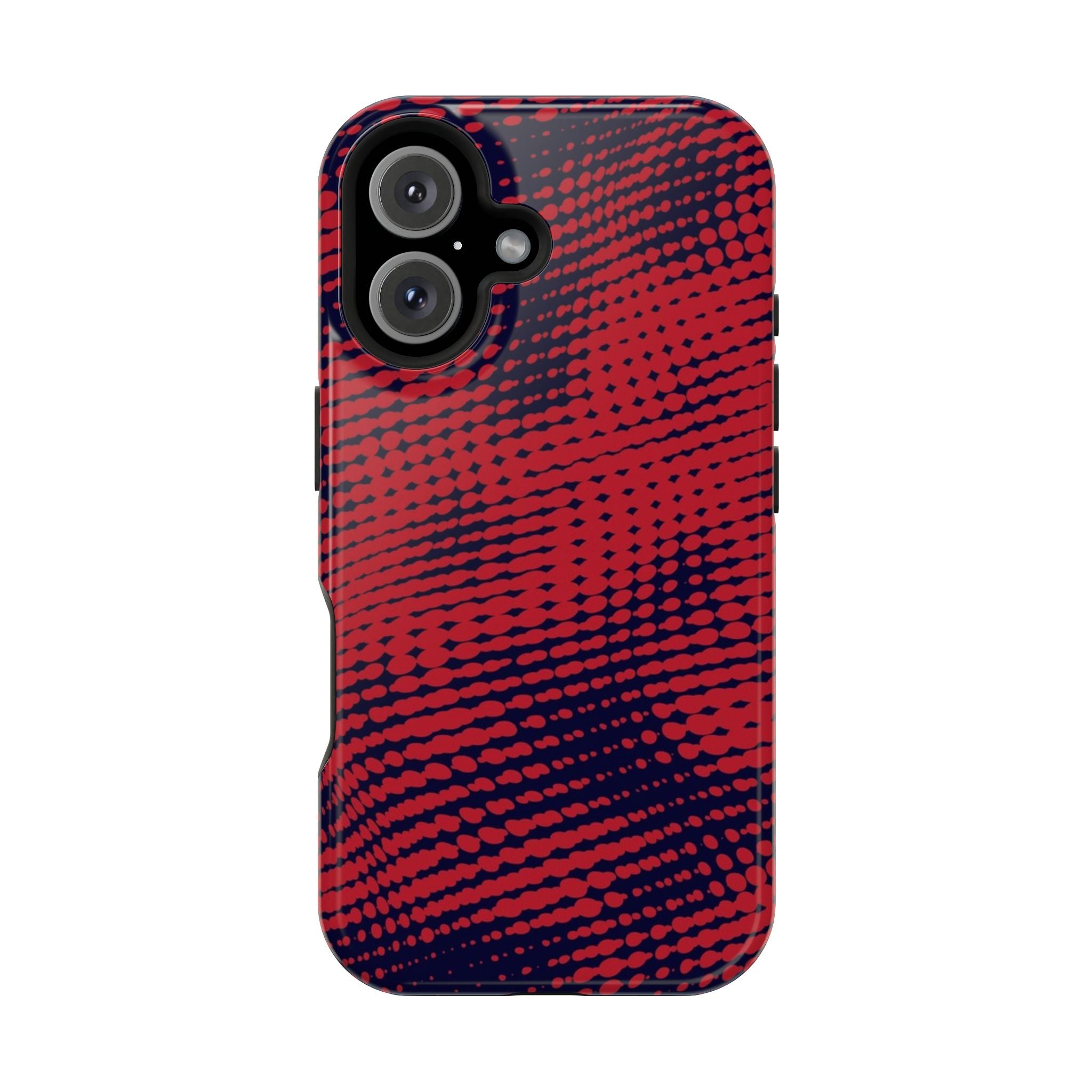Red Static Tough iPhone Case